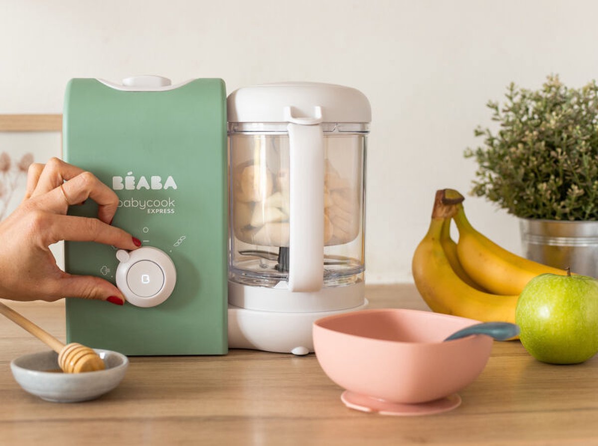 Goedkoopste Béaba - Keukenmachine - Babycook Express - Salie groen - Babyvoedingbereiding