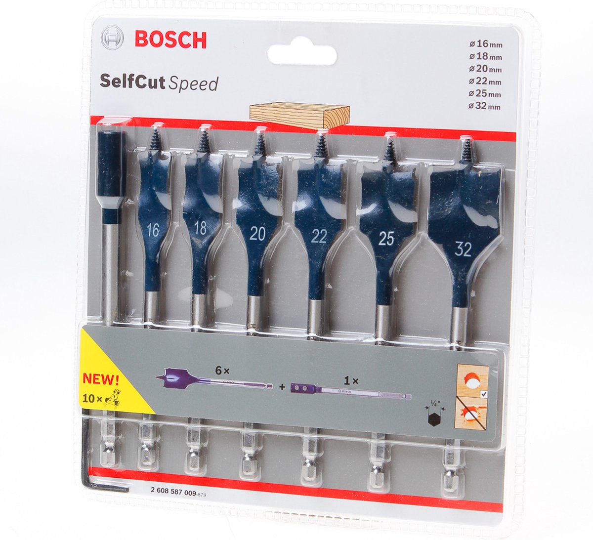 Bosch Expert Self Cut Speed boorset - 7-delige houtborenset - Bosch