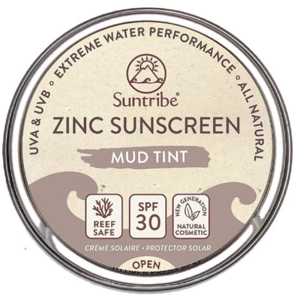 Zonnebrandcrème - Gezicht & Sport - SPF 30 - Mud Tint - 45 gr Mud Tint - 45 gr - 45