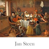 Allernieuwste.nl® Canvas Schilderij * Jan Steen Het Vrolijke Huisgezin (1668) * - Kunst aan je Muur - Oude Meester - Kleur - 70 x 90 cm
