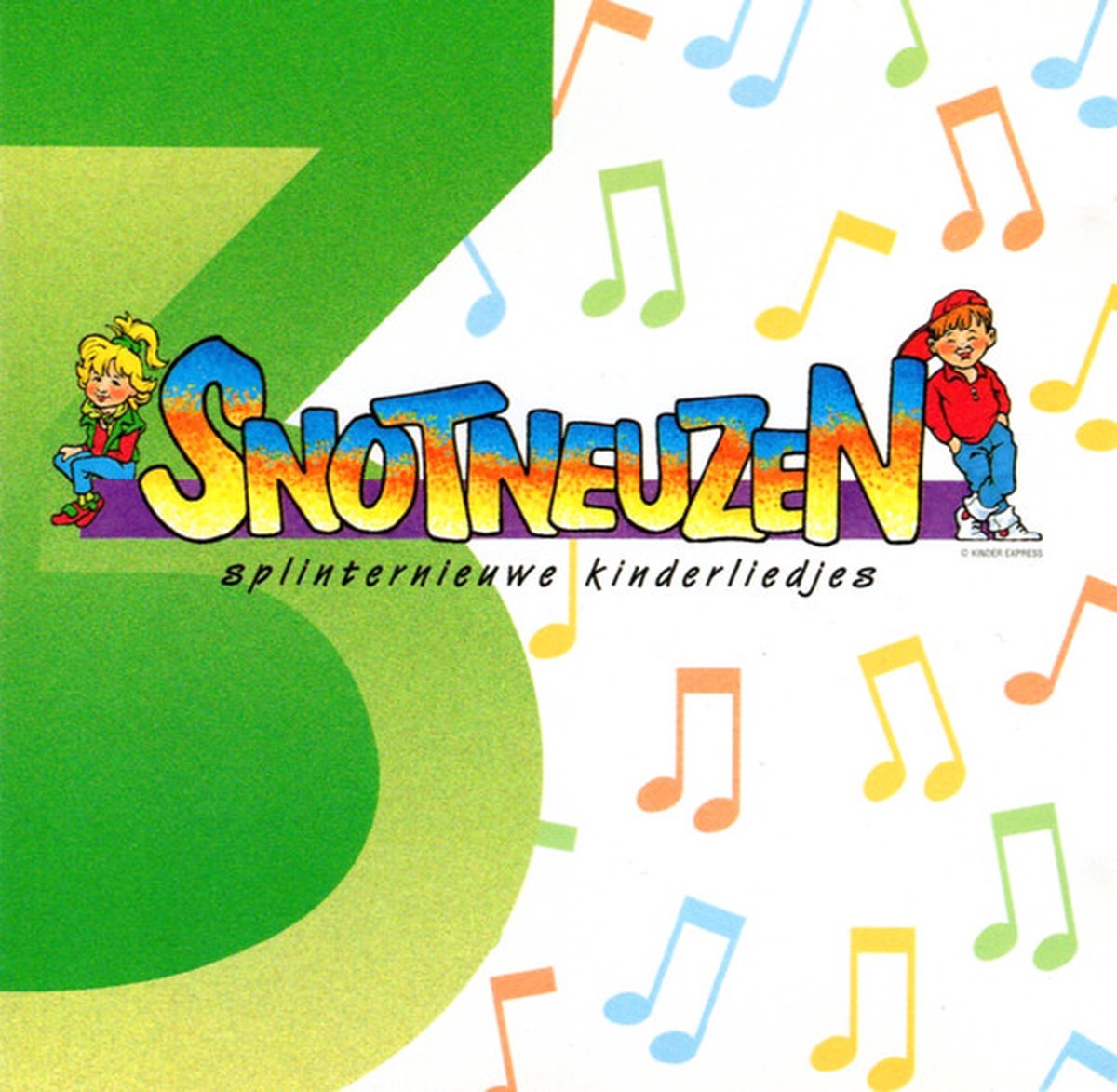 SnotNeuzen - Splinternieuwe Kinderliedjes - Deel 3 (CD)