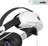 MOONIE'S® Oculus Quest 2 VR Elite Strap Met Batterij V2 - 8000 mAh - Meta Quest 2 - VR Accessoires