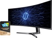 Samsung Odyssey CRG9 computer monitor 124 cm (48.8) 5120 x 1440 Pixels Quad HD QLED