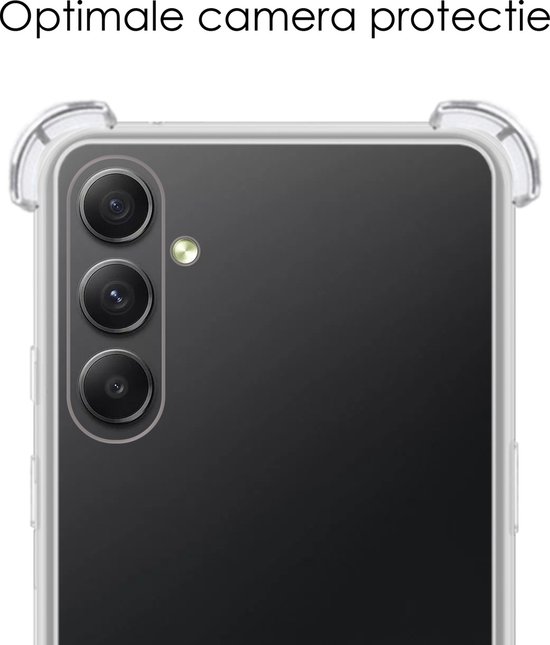 Coque Samsung Galaxy A54 avec housse de protection pour cordon téléphonique - Transparente