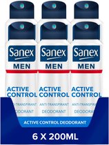 Bol.com 6x Sanex Deodorant Spray Men Active Control 200 ml aanbieding