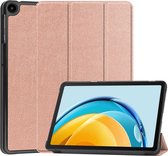 Tablet hoes geschikt voor Huawei MatePad SE 10.4 Inch - Tri-Fold Book Case - Rose Goud