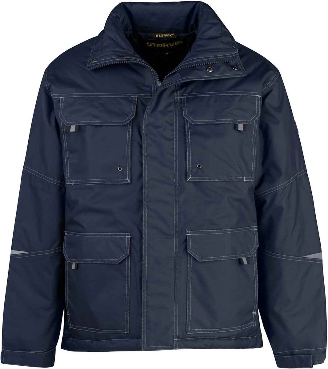 STØRVIK Caton Werkjas - Werk Regenjas - Heren Winterjas - Maat M - Donkerblauw
