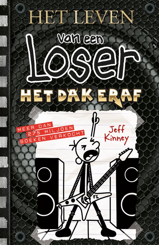 Boek: Het leven van een Loser 17 - Het dak eraf, geschreven door Jeff Kinney