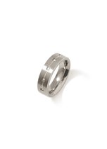 Titanium ring - Boccia - diamant - 0101-2051 - sale Juwelier Verlinden St. Hubert - van €119,= voor €89,=