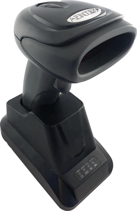 Draadloze Barcodesscanner 1D & 2D barcodes met oplaadstation/Houder | 2.4Ghz