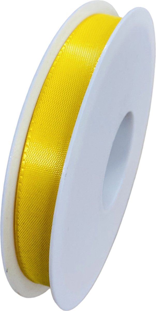 Taftband Stofband Helder Geel - 15mm