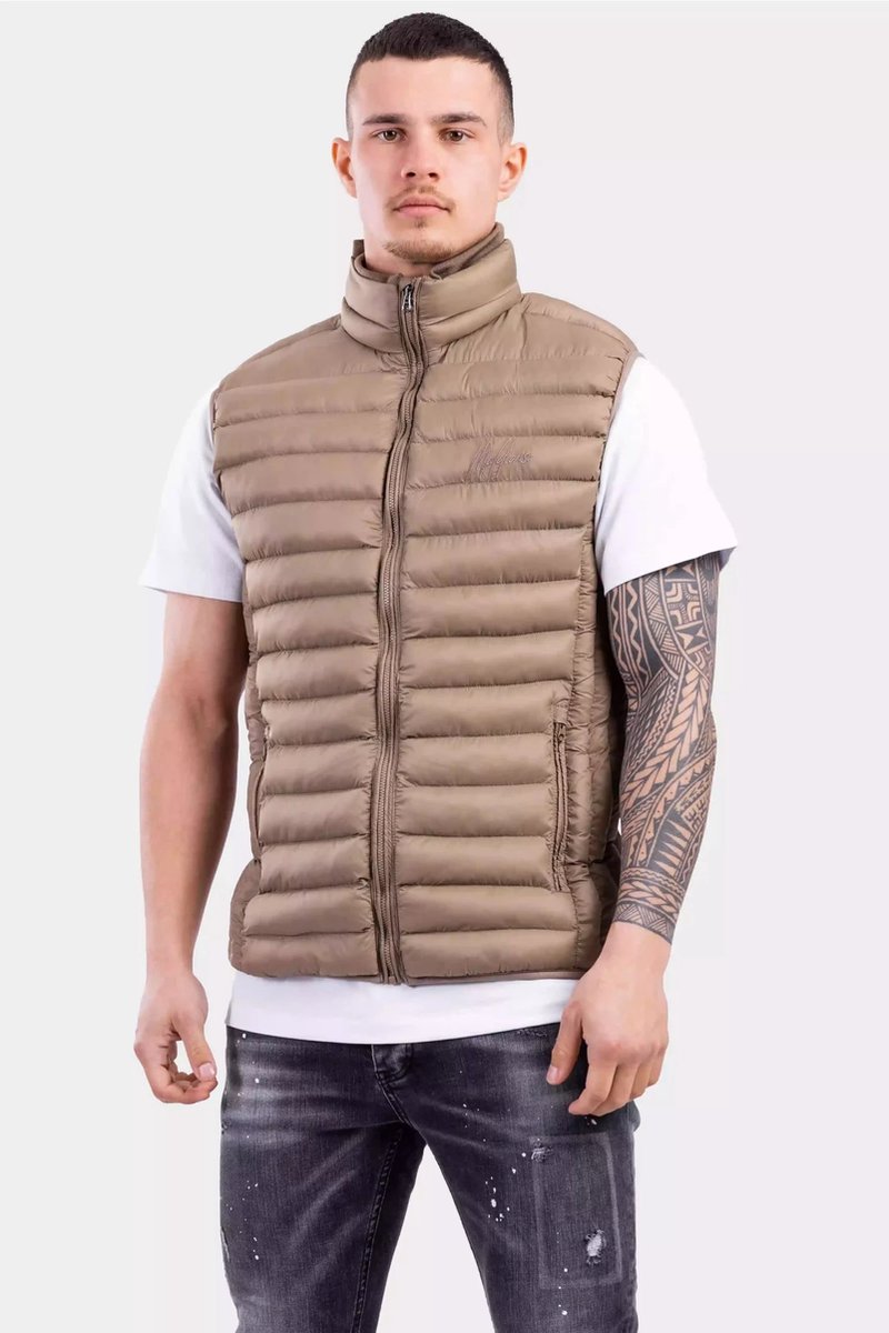 Malelions Vigo Bodywarmer Heren Beige