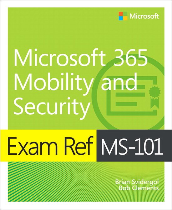 Exam Ref MS-101 Microsoft 365 Mobility and Security - cover