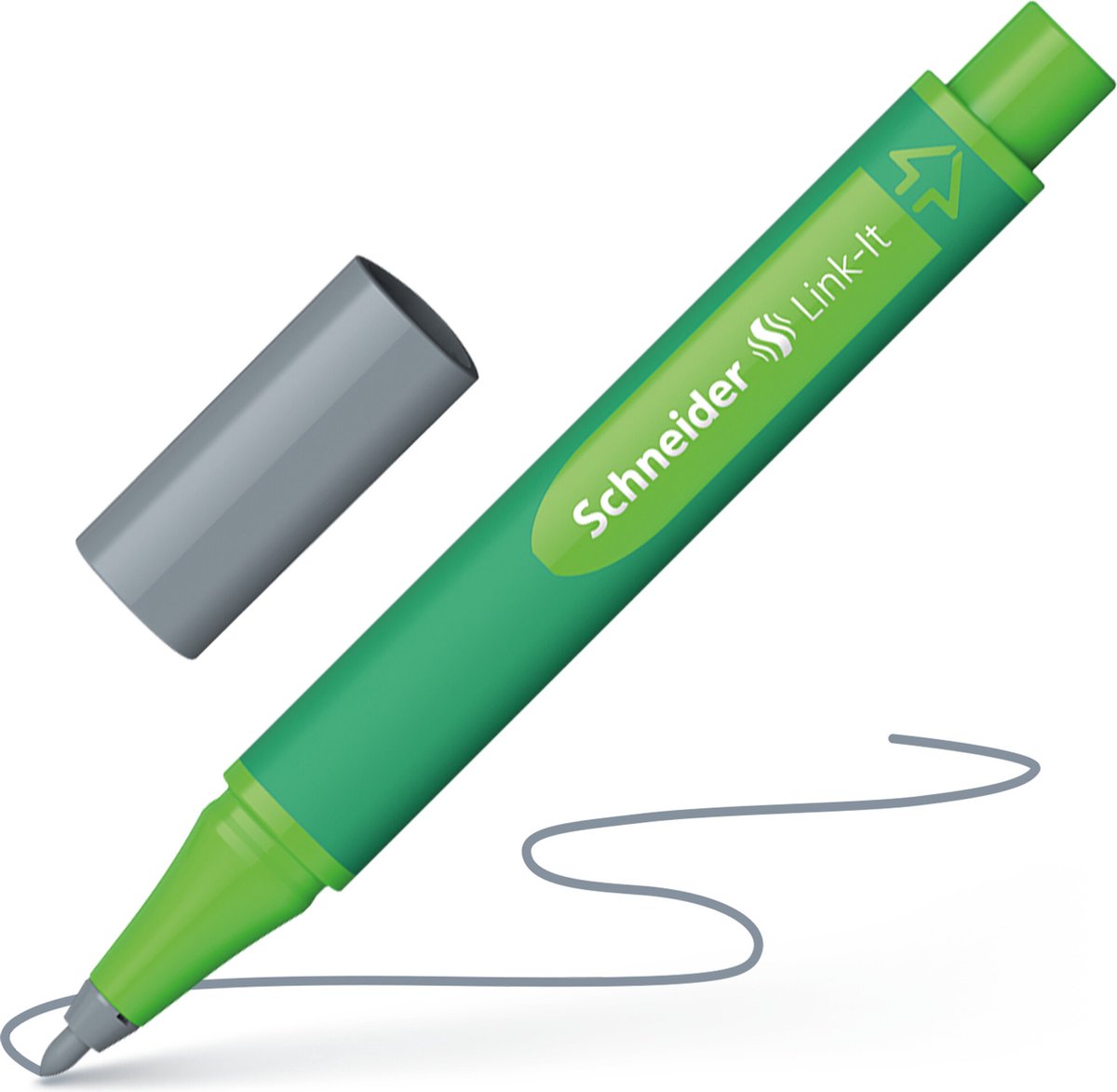 Schneider viltstift - Link-It - lijnbreedte 1,0mm - silver-grey - S-192012