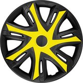 NRM - N-Power Wieldoppen 14" - Set van 4 stuks - Geel / Zwart