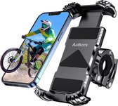Telefoonbehuizing voor de fietsen, motorbehuizing, universeel, 360° draaistand, mobiele behuizing voor de iPhone 14, 14 Plus, 14 Pro, 14 Pro Max, 13 Pro, 12 Pro Max, Galaxy S22, S21+ 4.7-7.0" smartphone