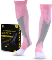 Kangka Compressiekousen 20-30 mmHg - Compressie sokken Maat 43 tot 46 (XXL)