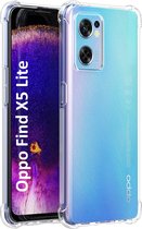 Oppo Find X5 Lite Hoesje backcover Shockproof siliconen Transparant