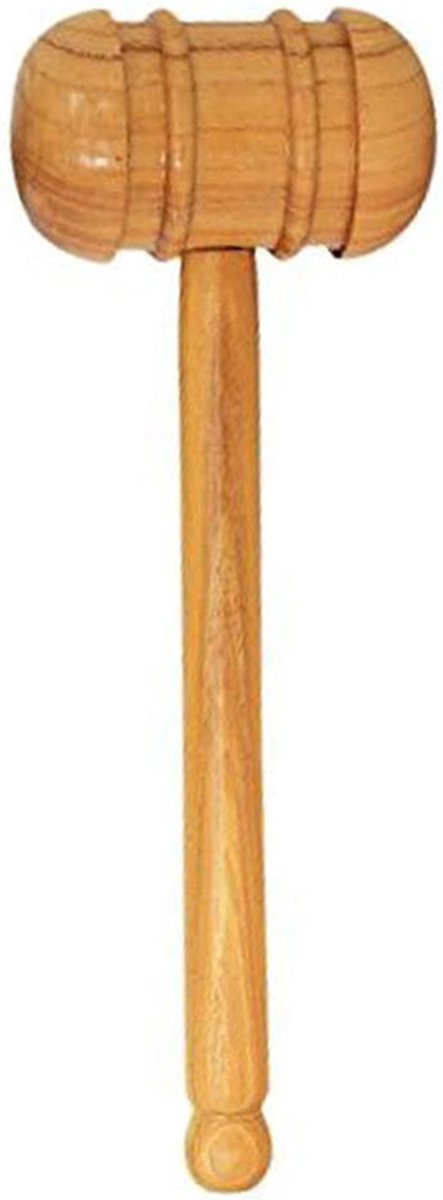 DSC 1500367 Mulbery Cricket Bat Mallet 0.3 Kilograms ( Beige, Material-Mulbery Wood ) Perfect for Knocking | Provides Easy Grip