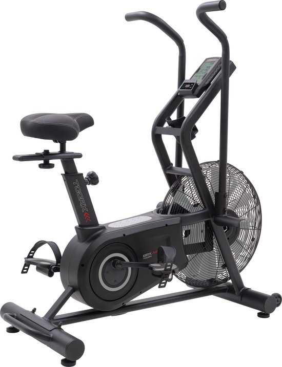 Foto: Airbike hometrainer met interval timer fan bike toorx fitness brx air 300