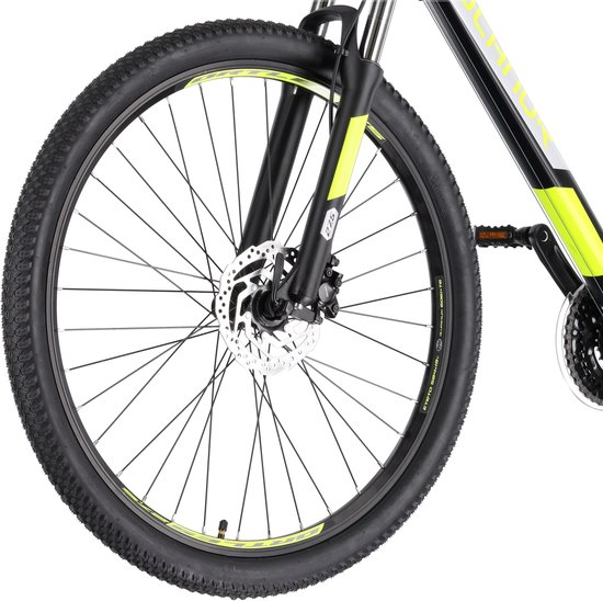 Rucanor Lux - Mountainbike - Zwart/Geel - 29 Inch - 21 Versnellingen - Mechanische Schijfrem - Rucanor