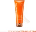 Lancaster Golden Tan Maximizer tube met oranje afwerking en witte crème.