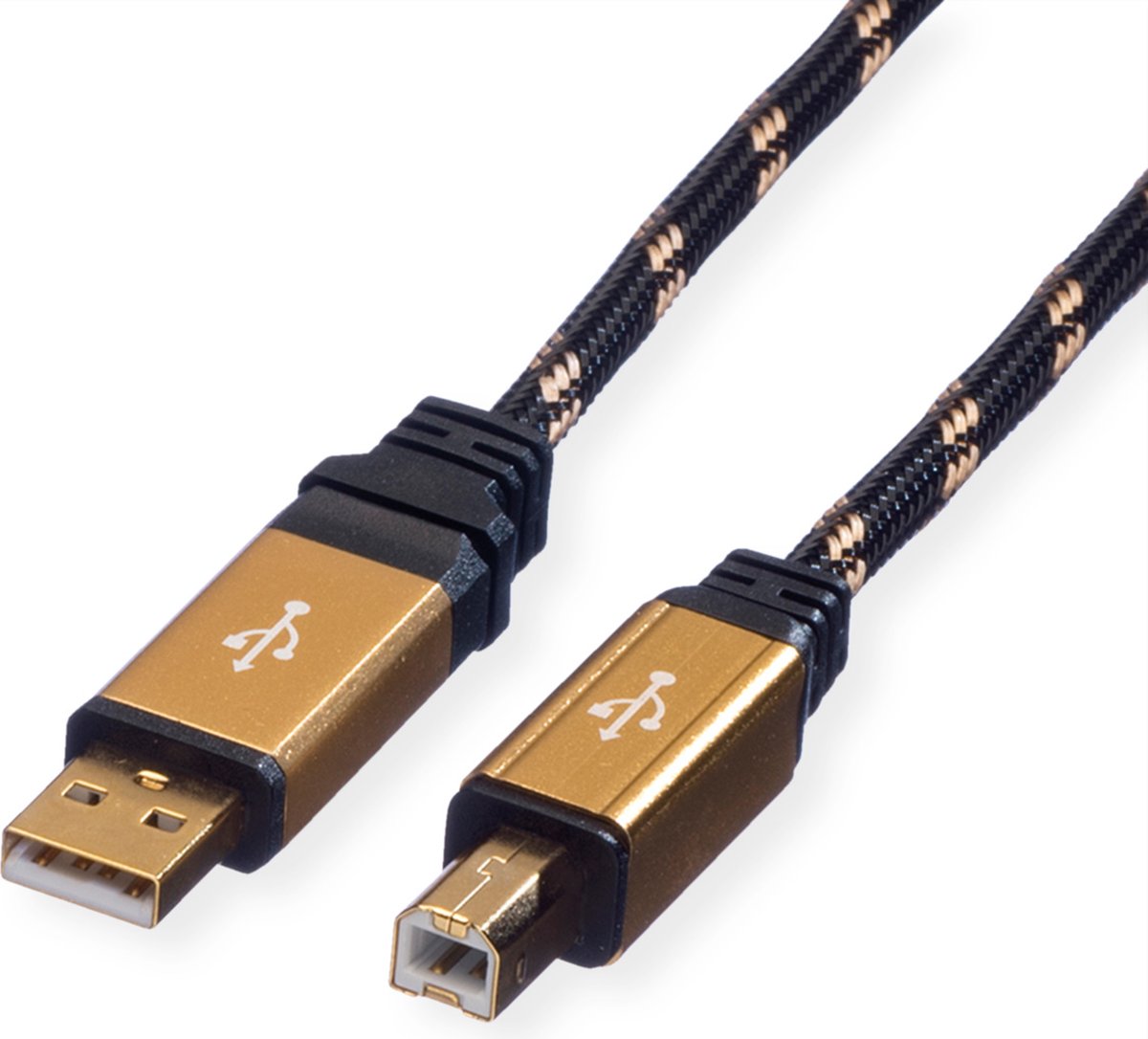 ROLINE GOLD USB 2.0 kabel, type A-B, 1,8 m