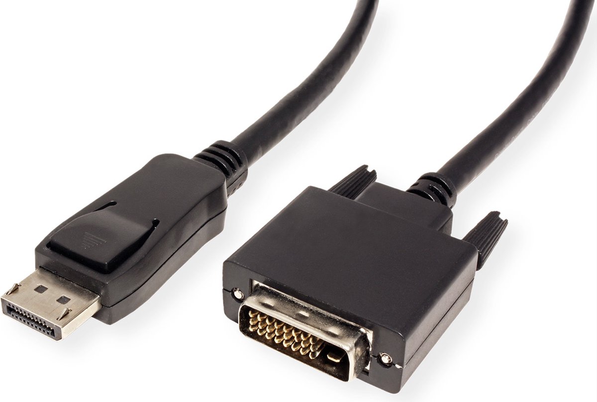 VALUE DisplayPort Kabel DP Male - DVI-D Male, zwart, 1,5 m