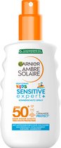 Garnier Ambre Solaire Zonnebrand spray Kids sensitive expert+, SPF 50+, 150 ml