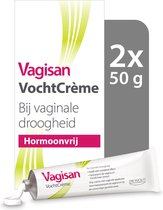 Vagisan VochtCrème 2x 50g | Bij Vaginale Droogheid | Hormoonvrij