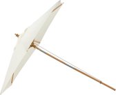 Corypho parasol met kantelfunctie wit.