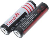 UltraFire 18650 3.7V 4200 MAH Li-ion oplaadbare batterij - 10 stuks - zwart - 6097430325326