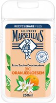 Le Petit Marseillais Bio Fleur d’Oranger crème de douche nourrissante, formulée avec une haute tolérance et testée sous contrôle dermatologique, 250 ml