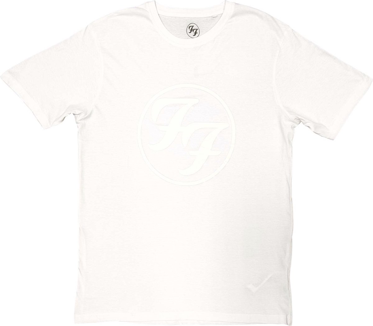 Foo Fighters - FF Logo Heren T-shirt - M - Wit