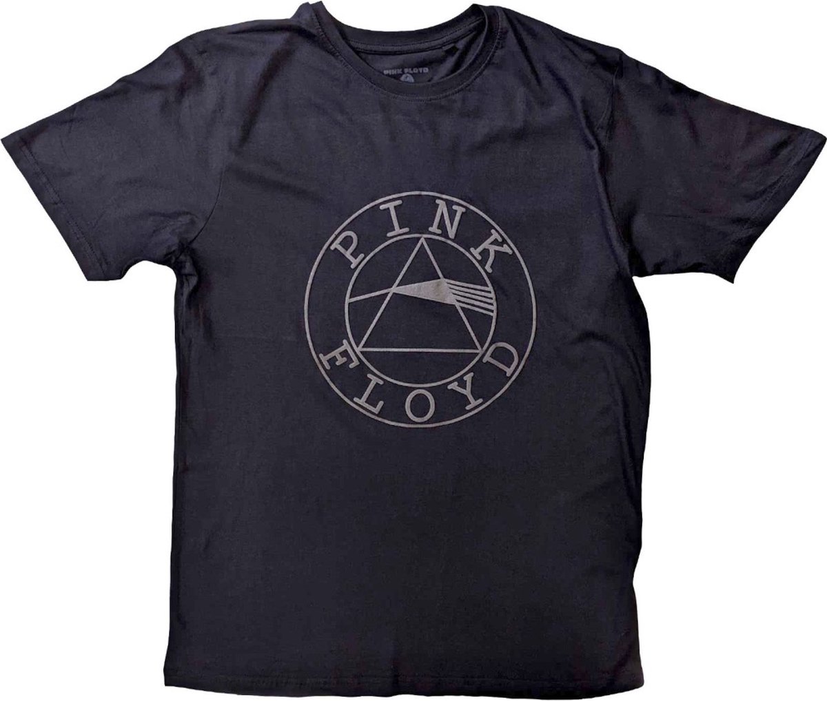 Pink Floyd - Circle Logo Heren T-shirt - L - Zwart