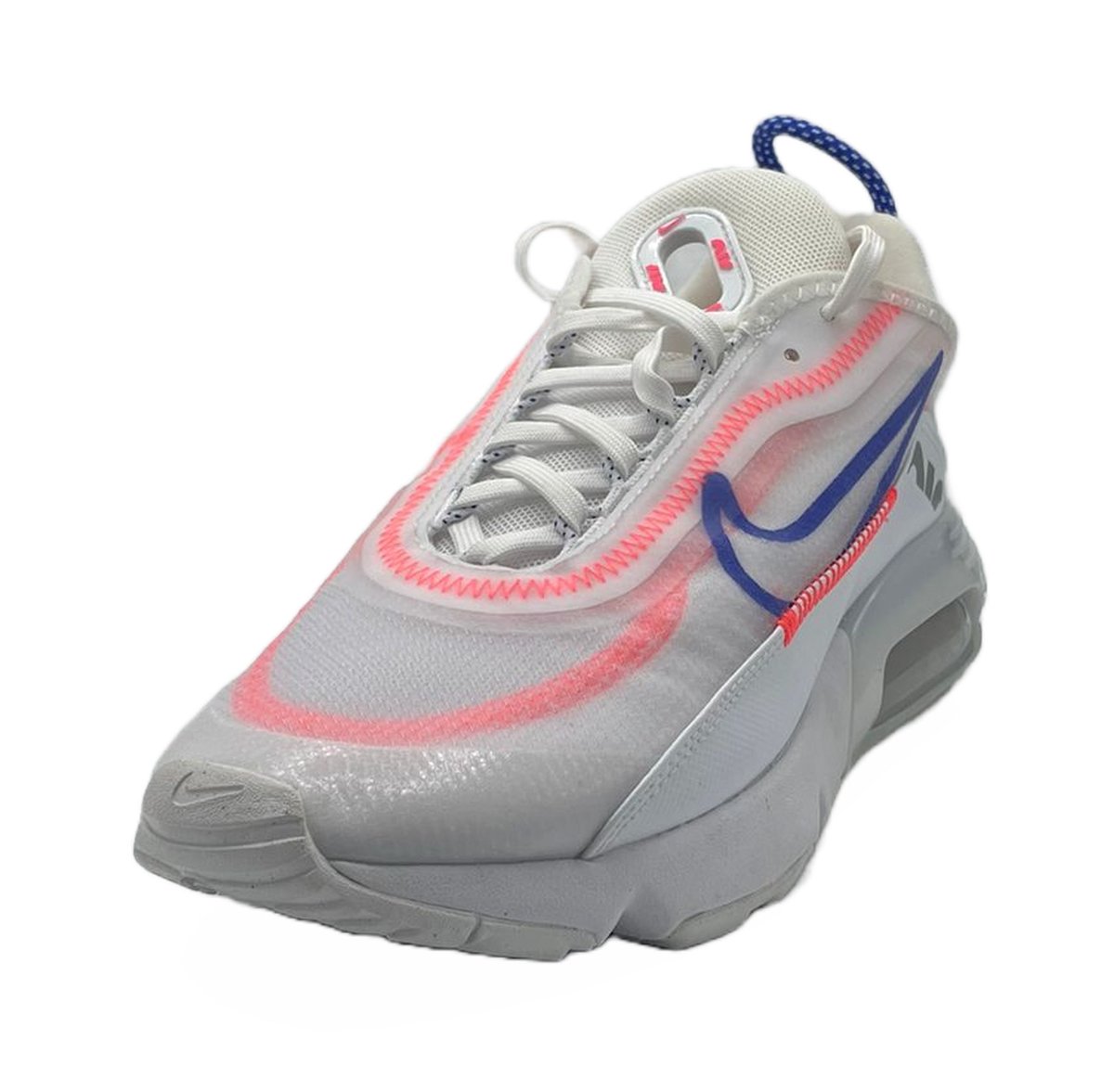 White/racer blue flash crismon