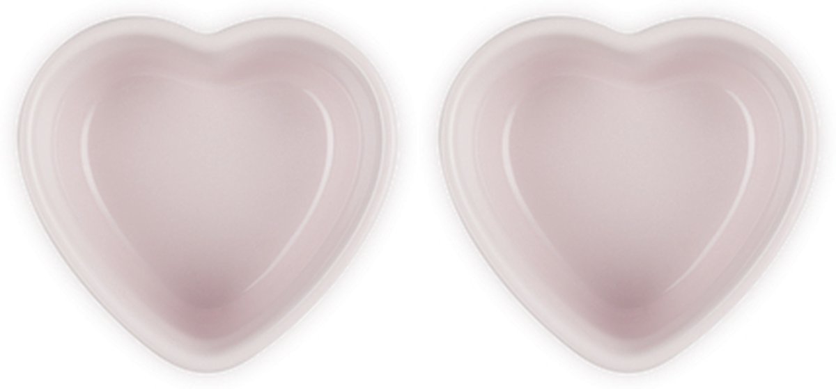 Le Creuset Ramekin Hart 11cm/0,3 Liter set van 2 stuks Shell Pink — cadeau in Kookcadeaus - foto 2