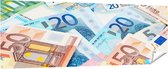 Gards Tuinposter Euro Geld Biljetten - Briefjes - 210x70 cm - Tuindoek - Tuindecoratie - Wanddecoratie buiten - Tuinschilderij