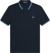Fred Perry - Polo M3600 Navy R62 - Slim-fit - Heren Poloshirt Maat S