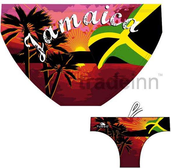 TURBO Jamaica Man Zwemslip Heren - Multicolor - XL