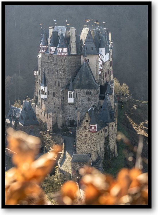 Burg Eltz - Fotoposter met Lijst