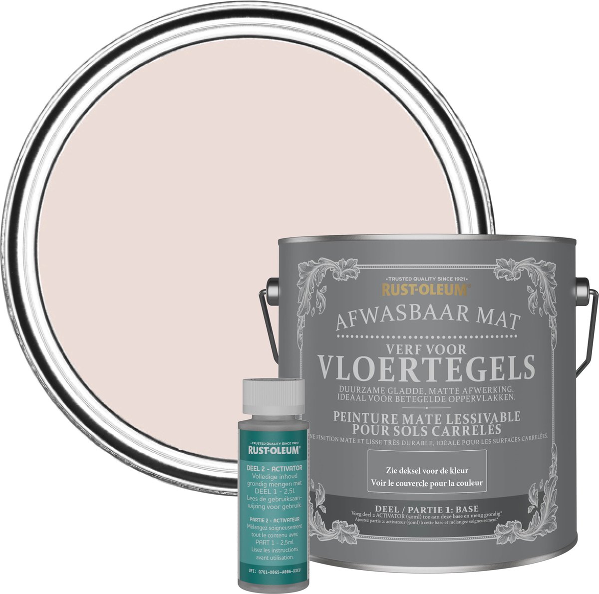 Rust-Oleum Roze Afwasbare Vloertegelverf - Elbow Beach 2,5L