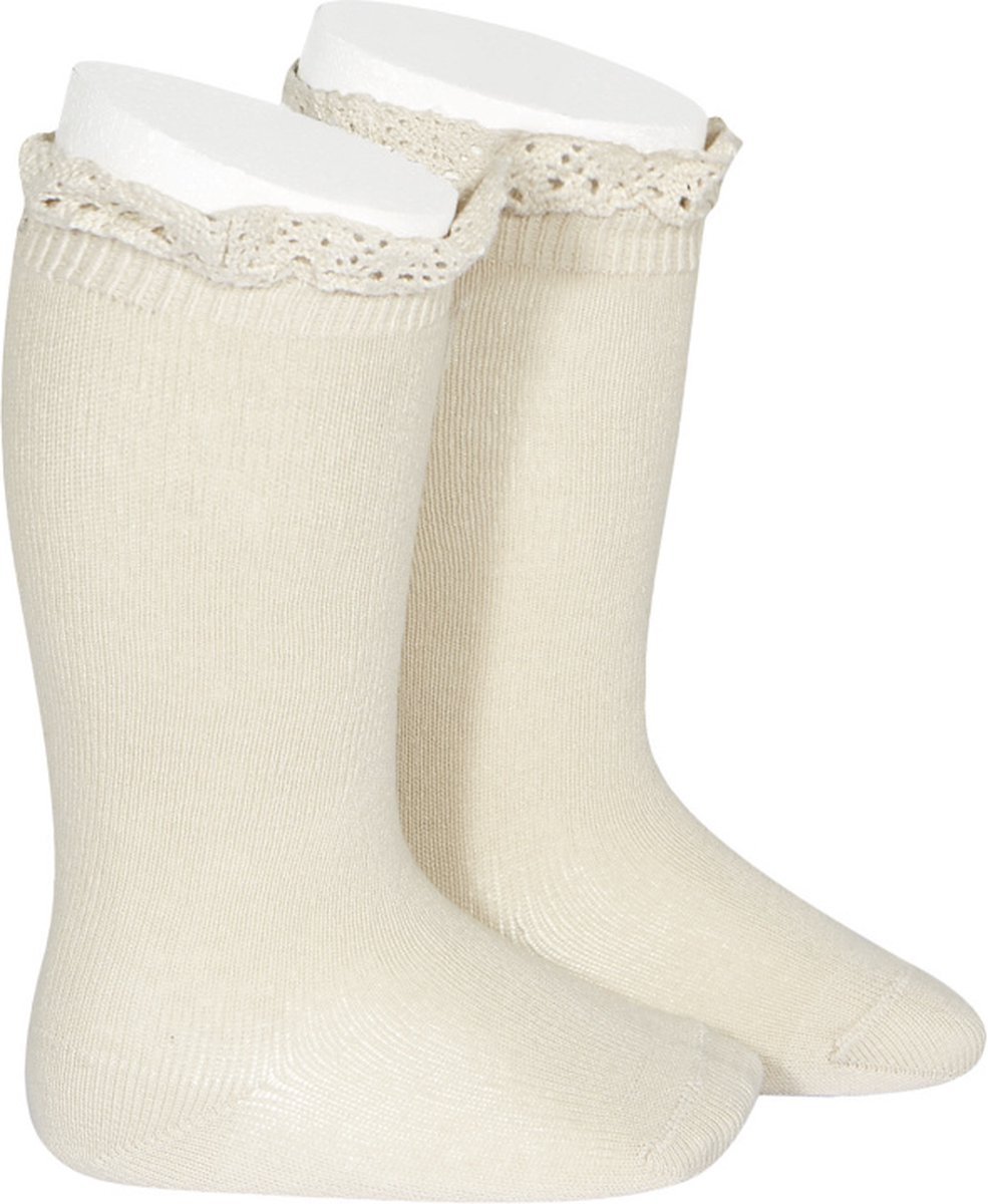Cóndor Kniekous Open Cuf | 2409/2 | Linen/Beige | 27-30| Maat 6
