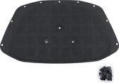 Tapis Isolant Amortisseur Capot Skoda Octavia II 1Z 2004 - 2013 Avec Clips