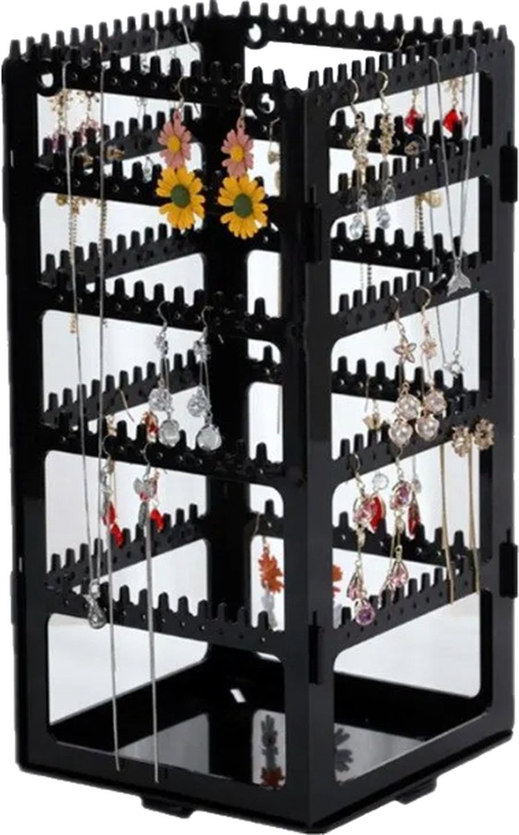 Sieraden Rek Oorbellen Display Zwart 30 X 15 X 15 Cm Fashion Sieraden Rek Oorbellen Display Zwart 30 X 15 X 15 Cm Fashion