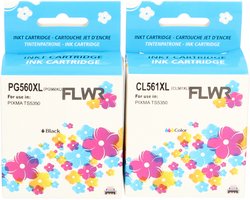 FLWR - Cartridges / Canon PG-560XL / CL-561XL / zwart en kleur / Geschikt voor Canon