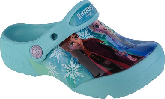 Crocs FL Disney Frozen II T Clog206804-4O9, voor meisje, Blauw, Slippers, maat: 22/23