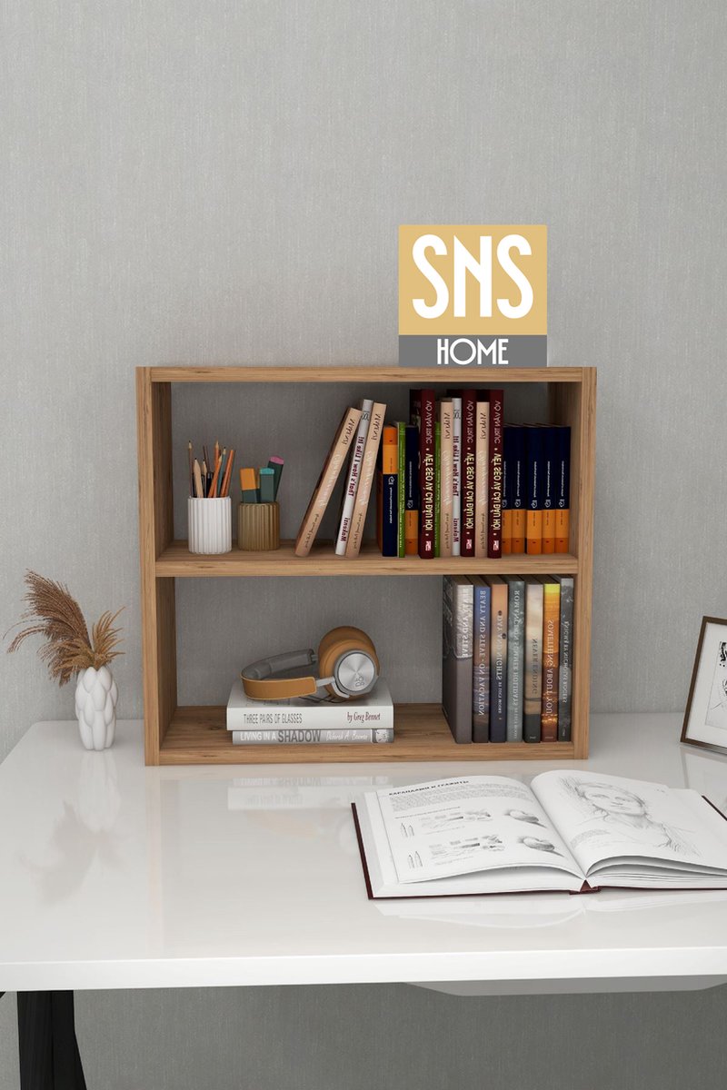 SNS Home - 13-02 - Multifunctionele Decoratieve Plank - Tafelblad - Aanrechtblad - Bureaublad Boekenplank - Grenen - Pijnboom