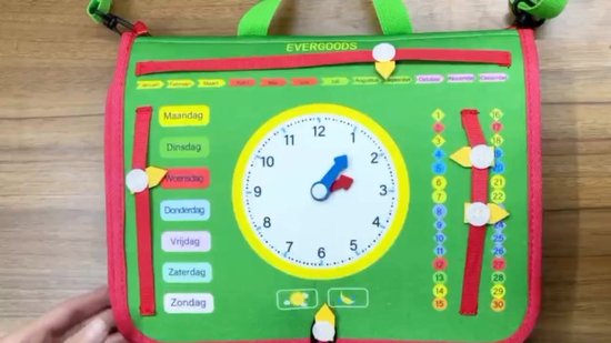 Sensorisch Activiteitenbord – Siliconen, 17x11 Cm, Dubbelzijdig, 20 Elastieken | Montessori Speelgoed Voor Motoriek, Concentratie En Ontspanning, Met Reistas