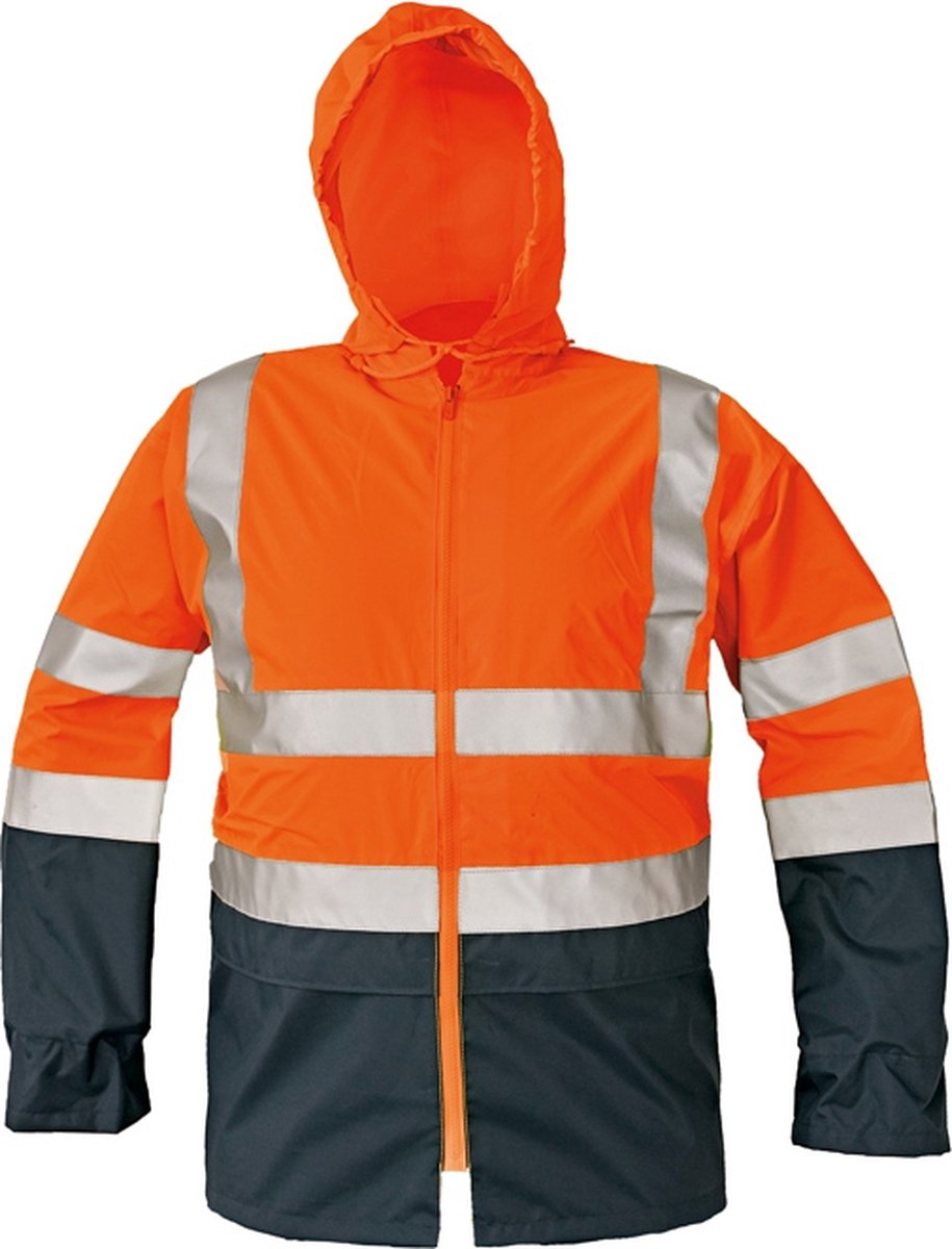 Cerva EPPG jas high-vis 03010338 /HV Marineblauw